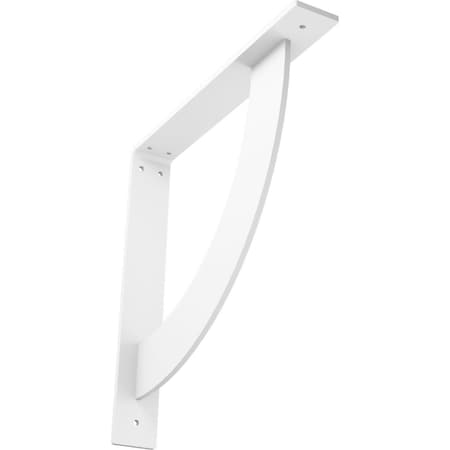 Ekena Millwork Bulwark Steel Bracket, White Primer 2"W x 14"D x 14"H BKTM02X14X14BUPWH